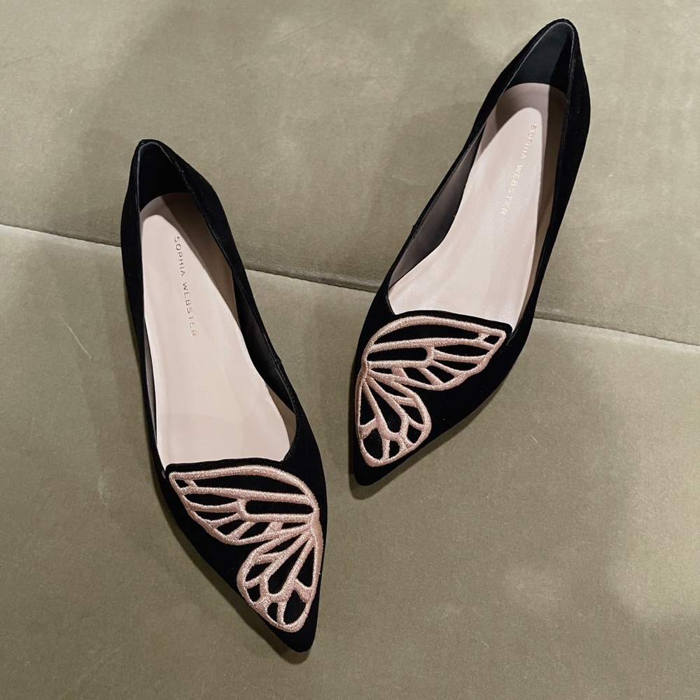 Sophia Webster Bibi Butterfly Flats